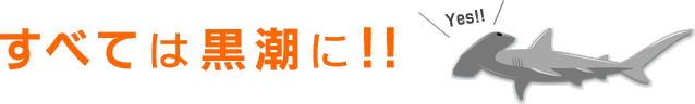 すべては黒潮に！